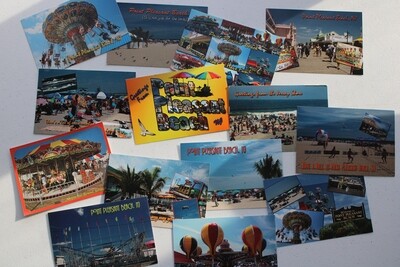 A collage of vintage Jenkinson&#39;s Boardwalk postcards Point Pleasant Beach