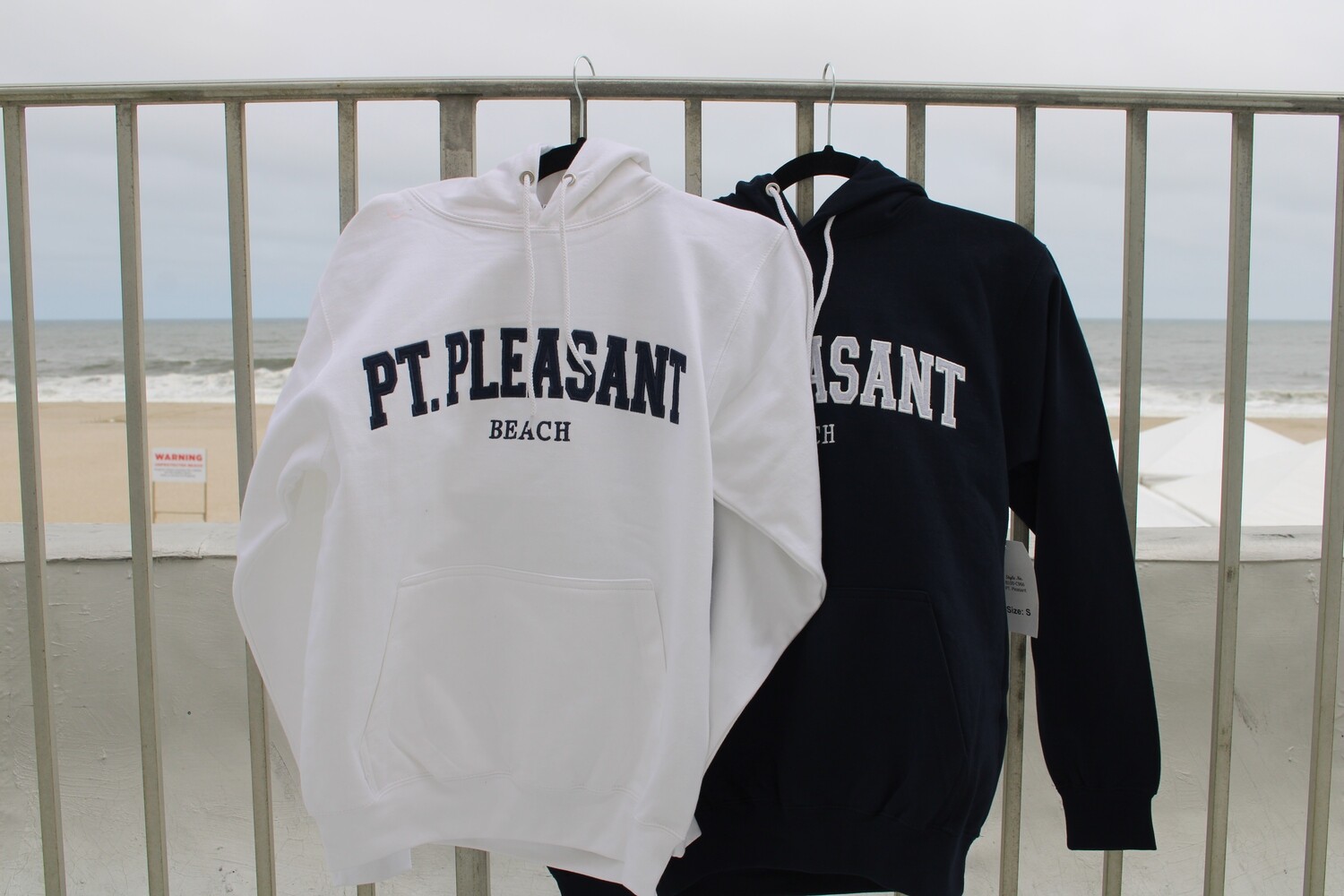 Point Pleasant Beach Varsity Lettering Adult Hoodie