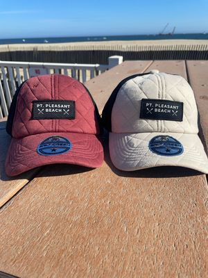 Quilted Pt. Pleasant Beach Solid Back Hat