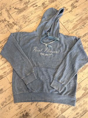 A hooded sweatshirt terry hoodie with Point Pleasant Beach on the front