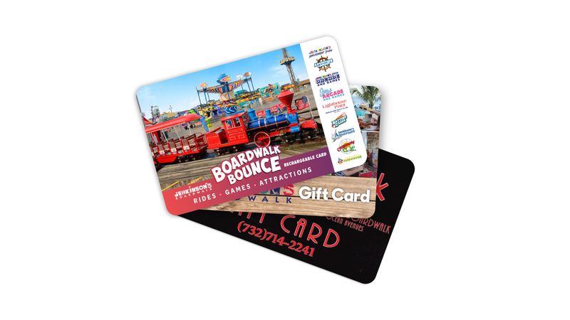 Jenkinson&#39;s Boardwalk Bounce Cards and Gift Cards