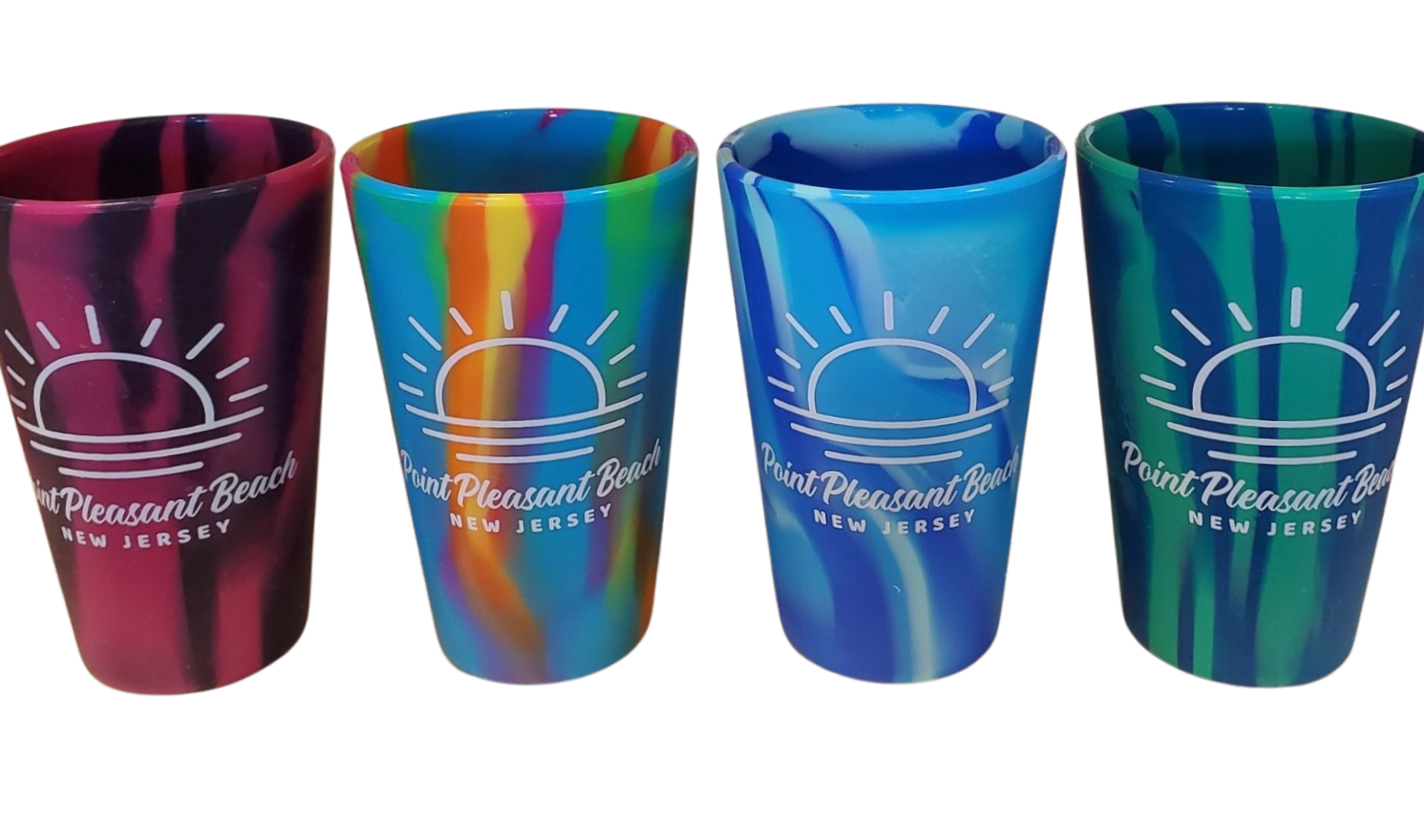 Silicone Point Pleasant Beach Pint Glass