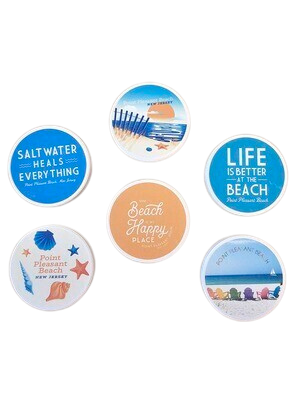 Beachy Car Coasters