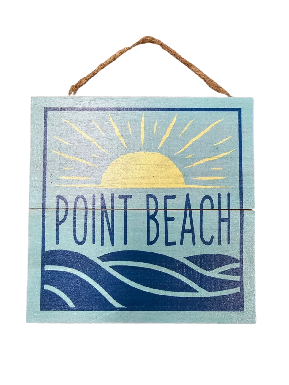 Hanging Sign - Sun - Point Beach