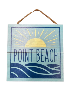 Hanging Sign - Sun - Point Beach