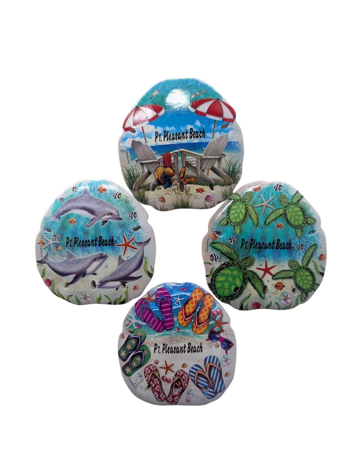 Pt. Pleasant Beach Sand Dollar Magnet