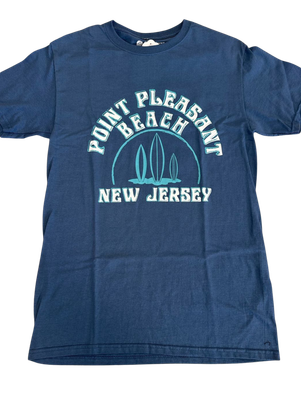 Pt. Pleasant Beach Surfboards Adult T-Shirt