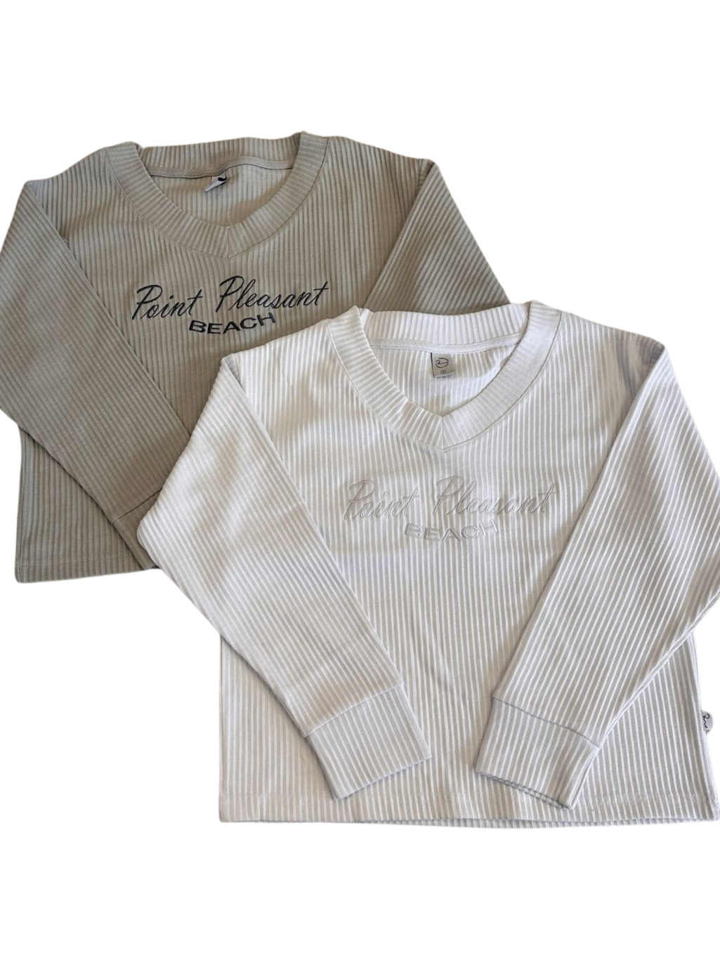 Point Pleasant Beach Adult V-Neck Shirt