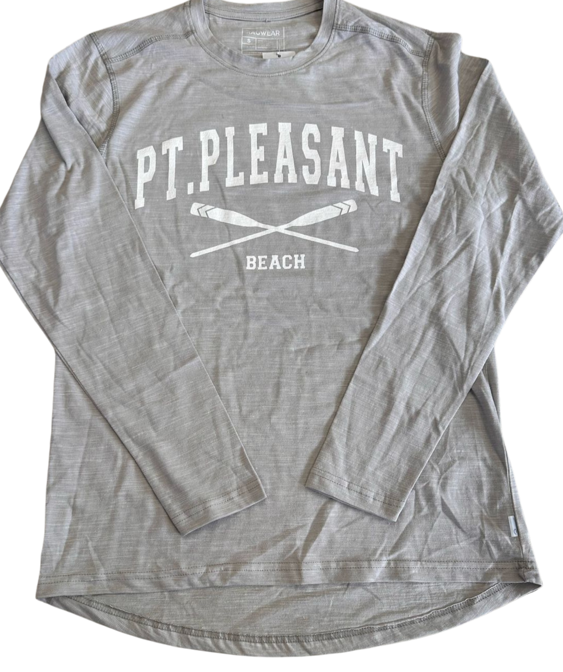 Marble Point Pleasant Beach Adult Long Sleeve T-Shirt