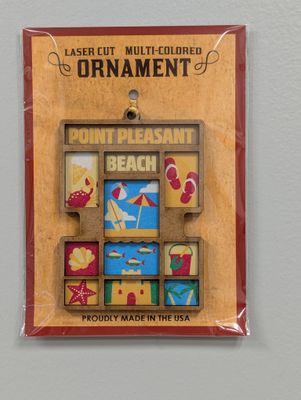 Point Pleasant Beach Wood Ornament