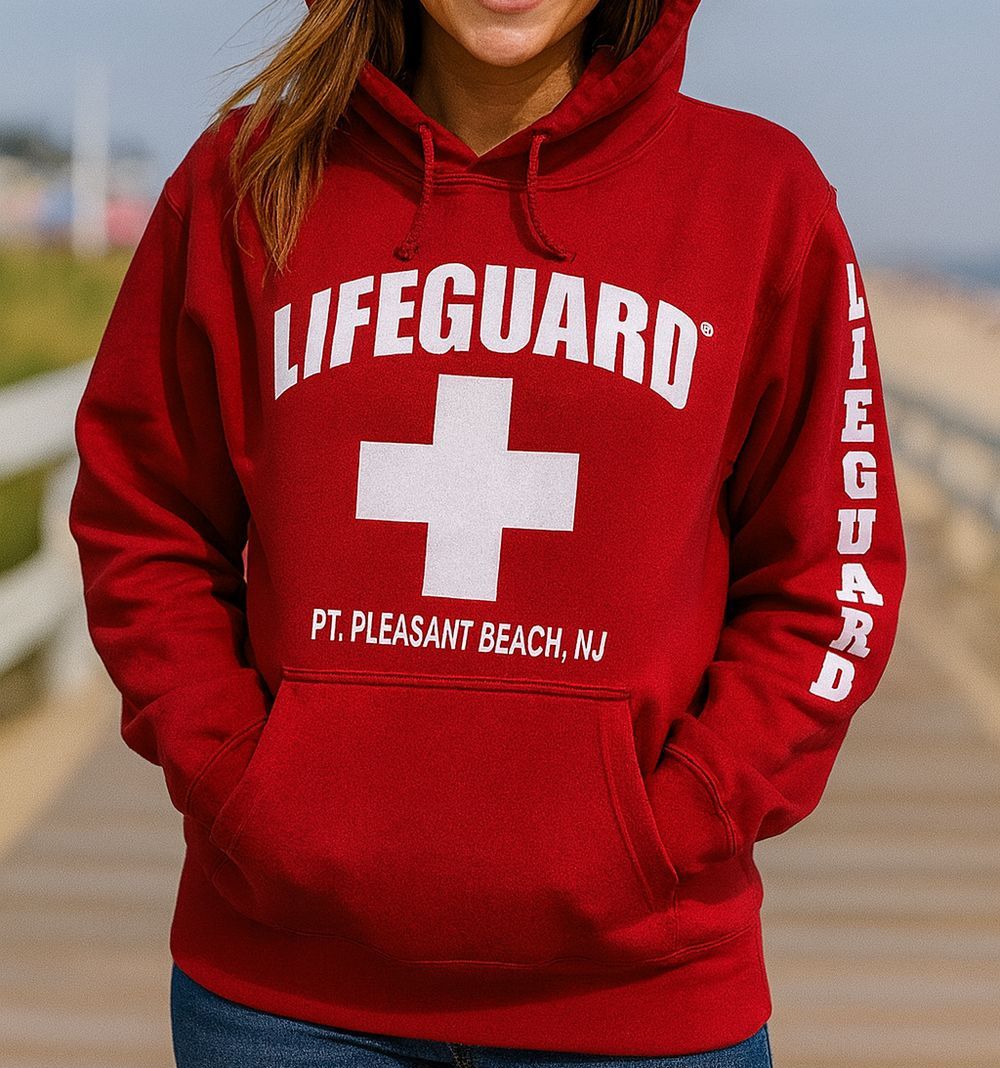 Lifeguard Red Adult Hoodie