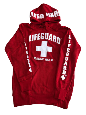 Lifeguard Red Adult Hoodie