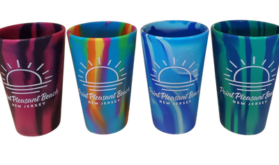 Silicone Point Pleasant Beach Pint Glass
