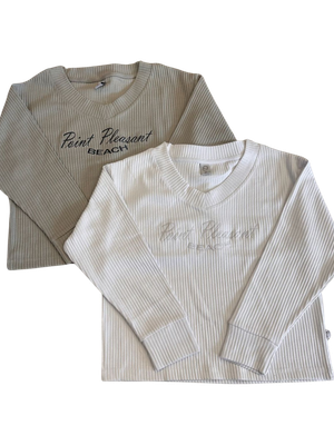 Point Pleasant Beach Adult V-Neck Shirt