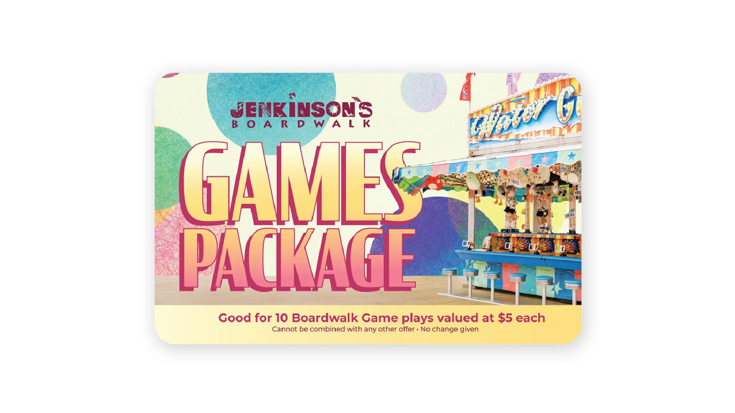10 Boardwalk Games Package