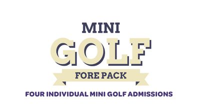 Mini Golf Fore Pack Jenkinson's Boardwalk Easter Sale 2025: Enjoy four individual rounds of mini golf at either Castaway Cove or Lighthouse Point for $40.