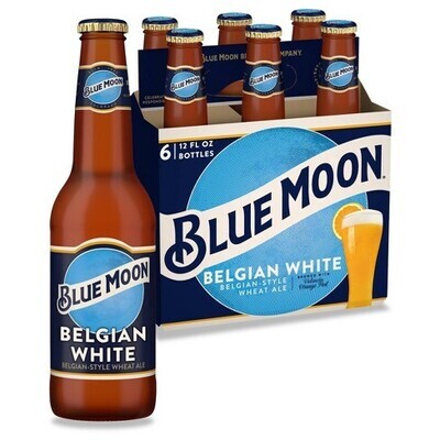 Blue Moon Wheat Ale 6pk Bottles