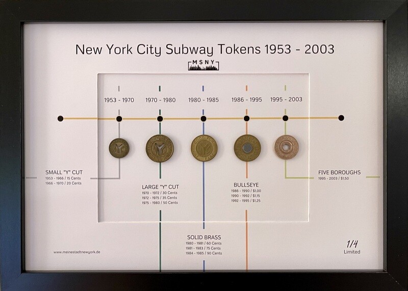 New York Subway Tokens Limited Collection