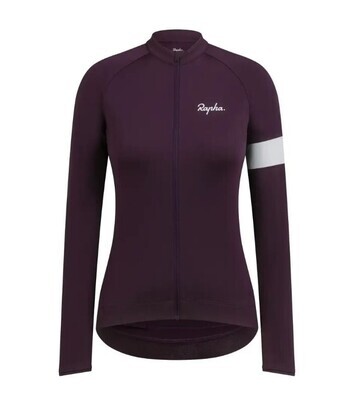 Rapha Women&#39;s Core Long Sleeve Jersey - Purple