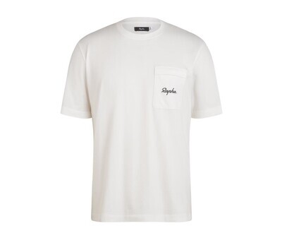Rapha Men&#39;s Logo Pocket T-shirt - White/Black