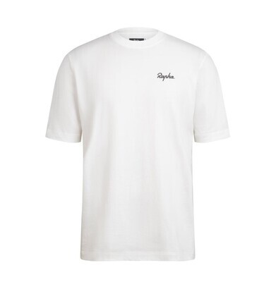 Rapha Men&#39;s Logo T-shirt - White/ Black