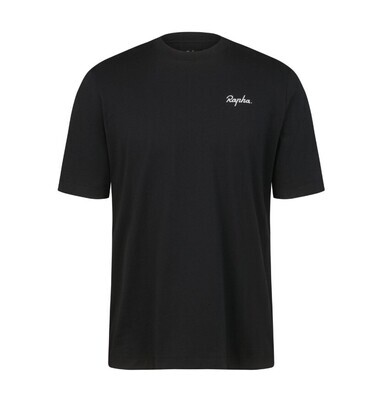 Rapha Men&#39;s Logo T-shirt - Black/White