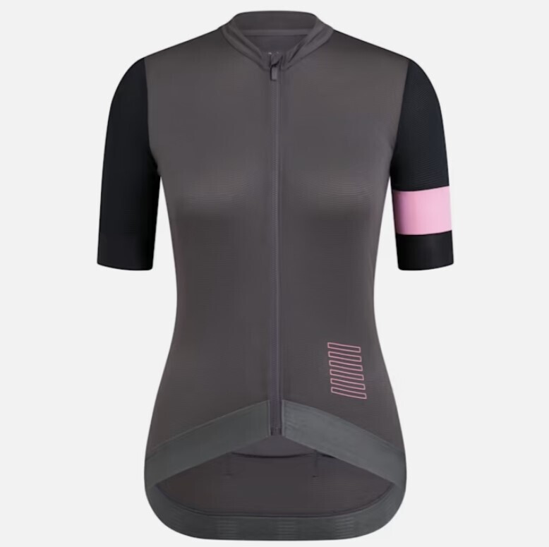 Rapha Women’s Pro Team Training Jersey - Carbon Grey/ Pink
