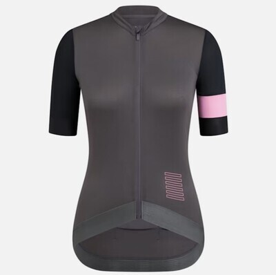 Rapha Women’s Pro Team Training Jersey - Carbon Grey/ Pink Rapha Women’s Pro Team Training Jersey - Carbon Grey/ Pink