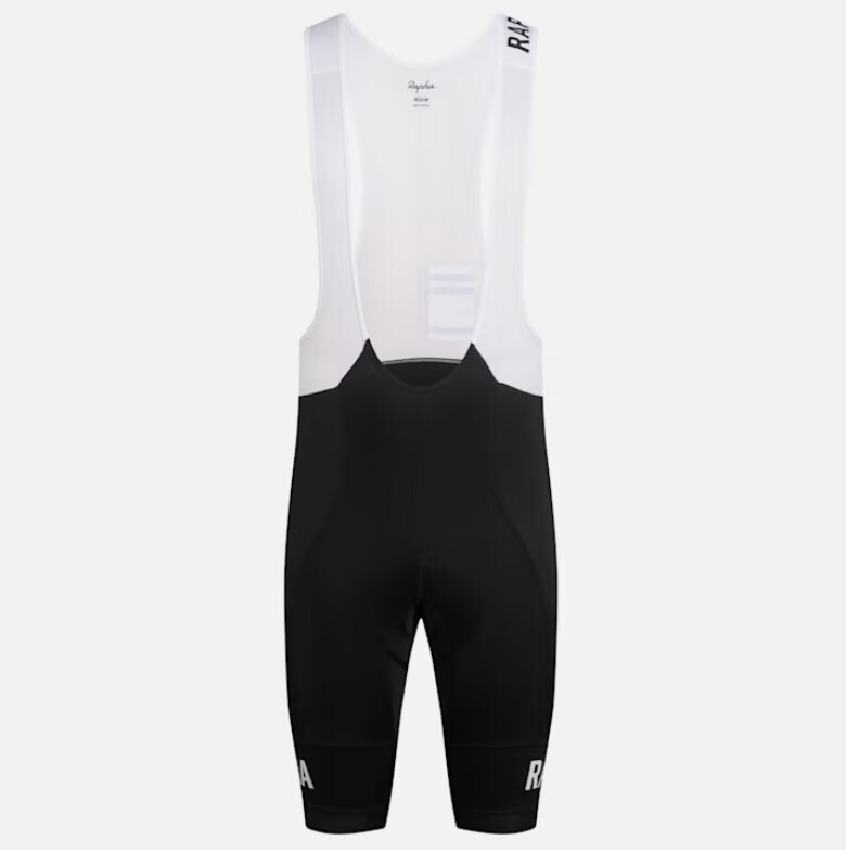 Rapha Pro Team Training Bib Shorts - Black/ White
