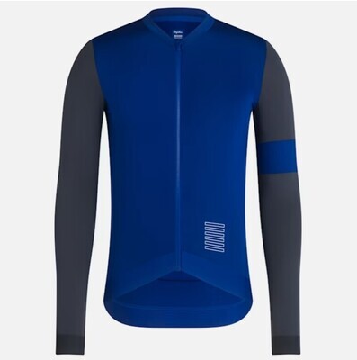 Rapha Pro Team Long Sleeve Training Jersey - Indigo/ Dark Grey