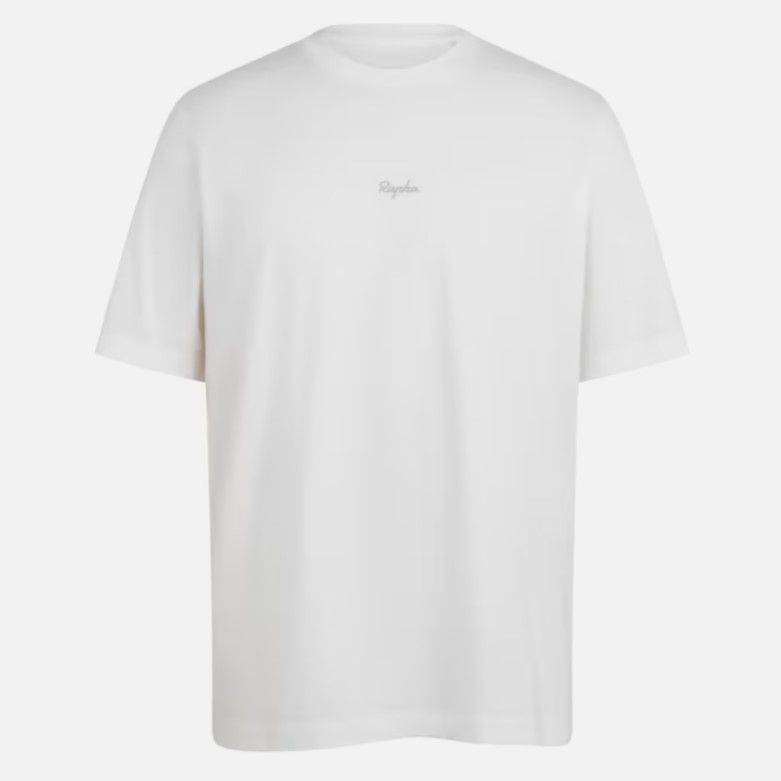 Rapha Men&#39;s Cotton T-shirt - White/ Light Grey
