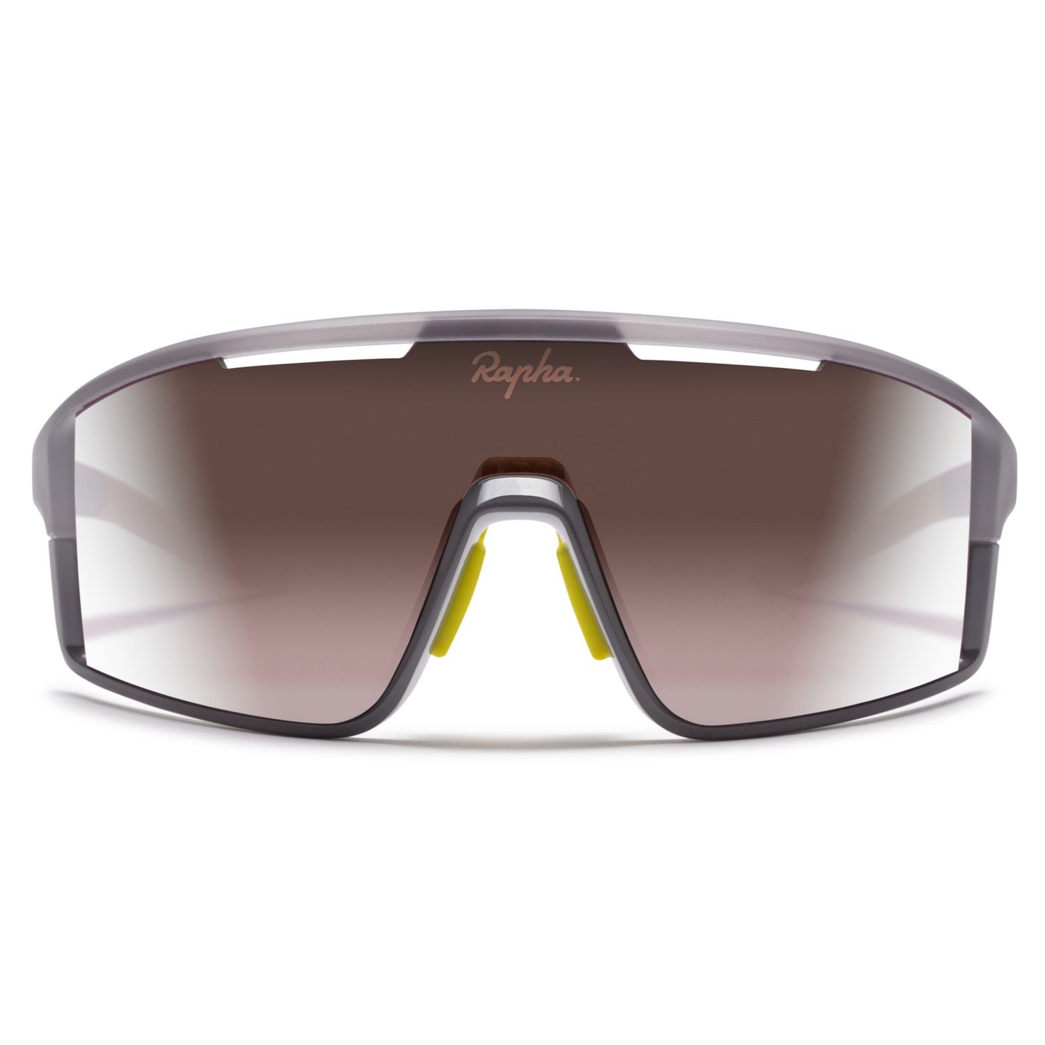 Rapha SESTRI Glasses - Silver/ Chartreuse/ Black