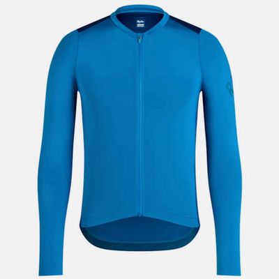 Rapha Pro Team Long Sleeve Lightweight Jersey - Petrol Blue/ Jewelled Blue