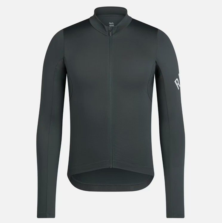Rapha Pro Team Long Sleeve Midweight Jersey - Onyx/ White