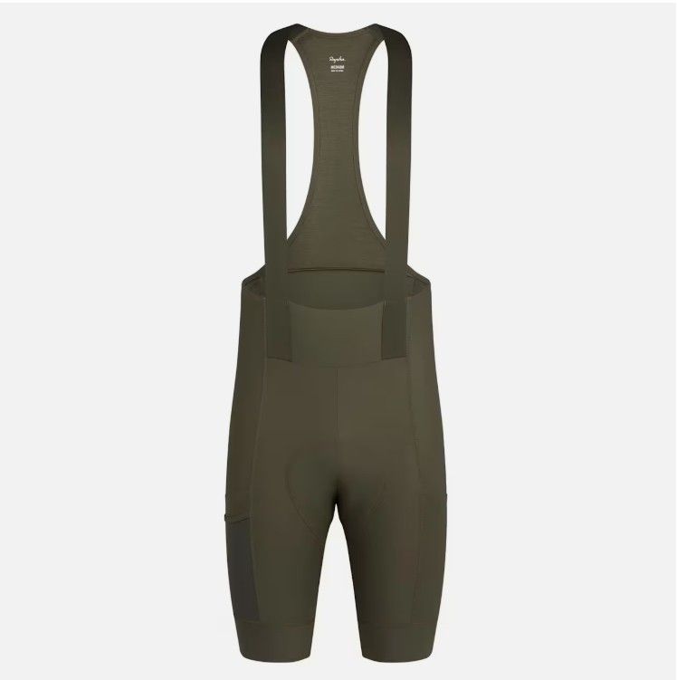 Rapha Brevet Element Bib Shorts - Dark Green/ Green