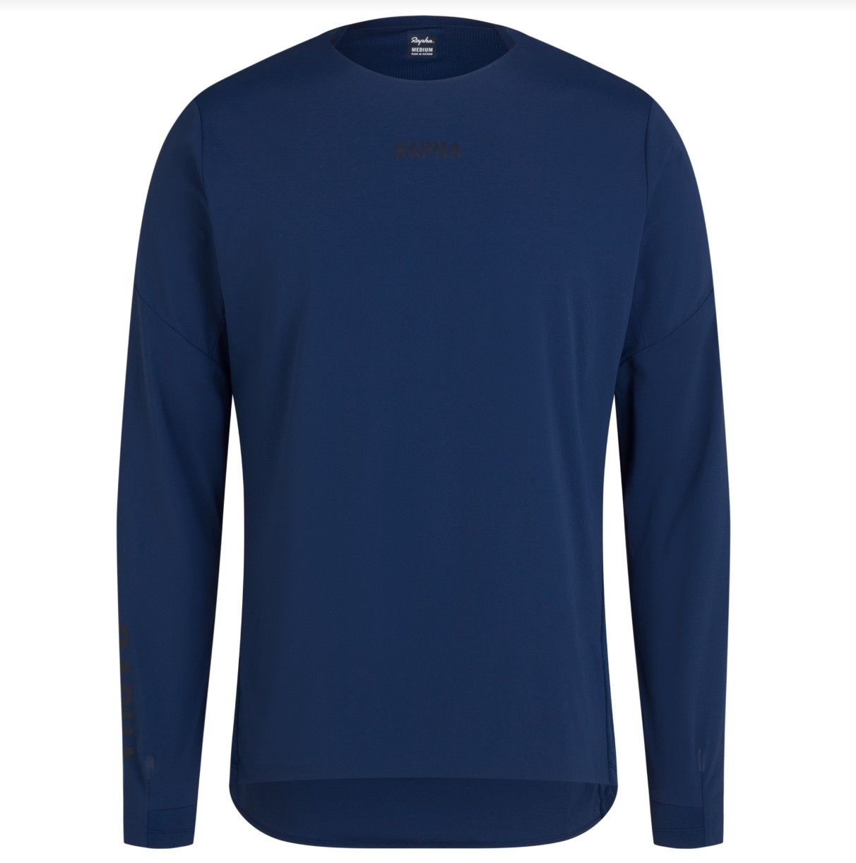 Rapha Men&#39;s Trail Finale Windblock Jersey- Dress Blues/ Black