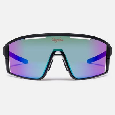 Rapha SESTRI Glasses - Dark Navy/ Purple Green Lens