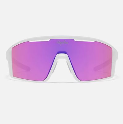 Rapha SESTRI Glasses - White/ Pink Blue Lens