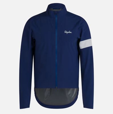 Rapha Core Rain Jacket - Navy/ White
