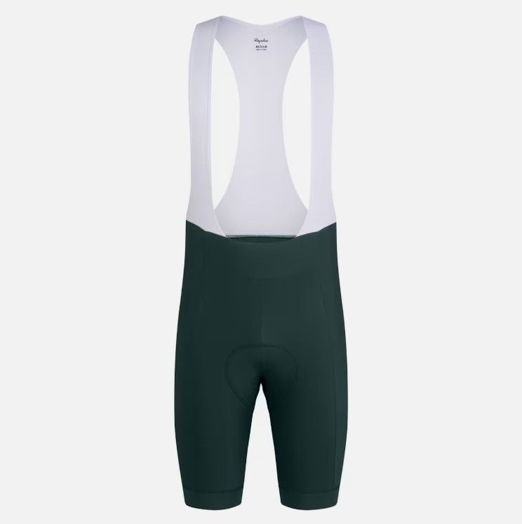 Rapha Core Bib Short - Forest Green/ White