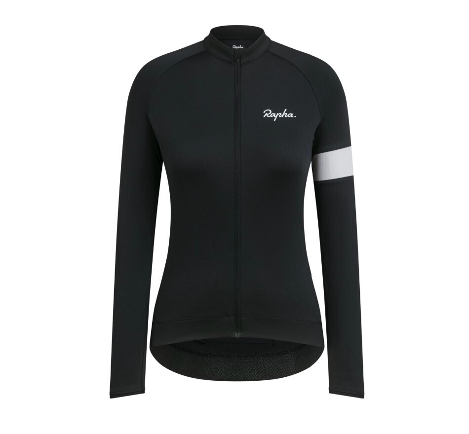 Rapha Women's Core Long Sleeve Jersey - Black Rapha Women's Core Long Sleeve Jersey - Black