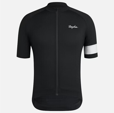 Rapha Core Lightweight Cycling Jersey - Black Rapha Core Lightweight Cycling Jersey - Black