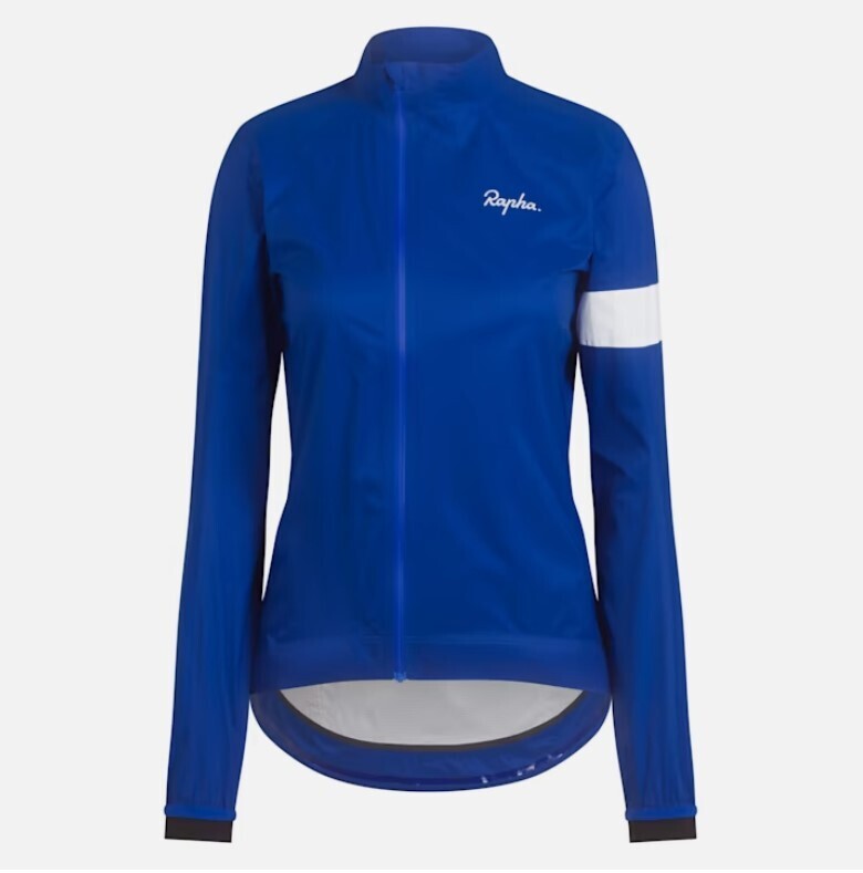 Rapha Women's Core Rain Jacket II - Indigo/ White Rapha Women's Core Rain Jacket II - Indigo/ White