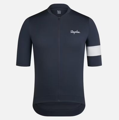 Rapha Core Cycling Jersey - Dark Grey/ White Rapha Core Cycling Jersey - Dark Grey/ White