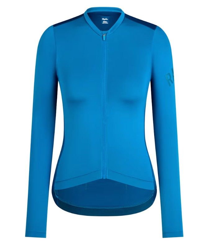 Rapha Women's Pro Team Long Sleeve Lightweight Jersey - Petrol Blue/ Jewelled Blue Rapha Women's Pro Team Long Sleeve Lightweight Jersey - Petrol Blue/ Jewelled Blue