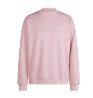 Rapha Cotton Sweatshirt - Large Logo - Blush Pink Rapha Cotton Sweatshirt - Large Logo - Blush Pink