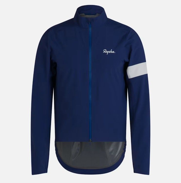 Rapha Core Rain Jacket - Navy/ White