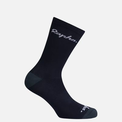 Rapha Logo Socks - Dark Navy/ Black Rapha Logo Socks - Dark Navy/ Black