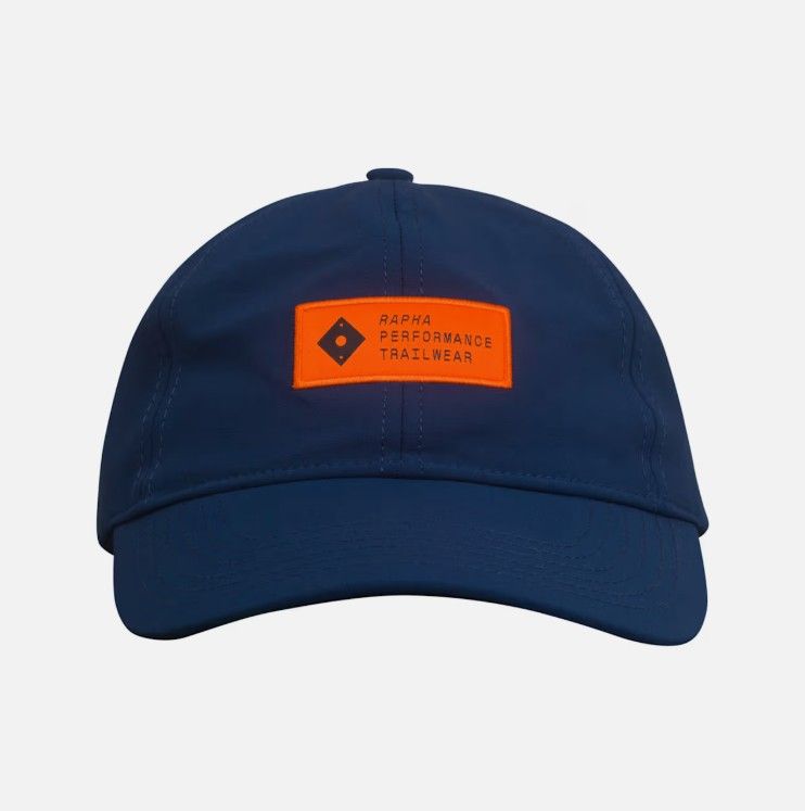 Rapha Trail Lightweight Cap - Navy/ Orange Rapha Trail Lightweight Cap - Navy/ Orange