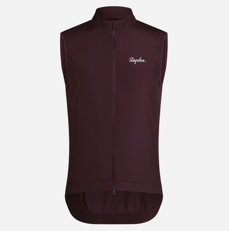 Rapha Core Gilet - Mahogany/ White Rapha Core Gilet - Mahogany/ White
